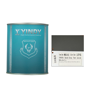 <span class=keywords><strong>Peinture</strong></span> automobile acrylique de haute qualité W0141, <span class=keywords><strong>peinture</strong></span> d'origine 1K <span class=keywords><strong>gris</strong></span> <span class=keywords><strong>foncé</strong></span>, revêtement liquide en spray, réparation des rayures de véhicule - Product Image 2