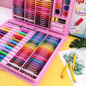 168 Watercolor Art Markers Set Children's <b>Painting</b> Non-Toxic Washable Color Primary School Student Art <b>Painting</b> Cross-Border - Product Image 4