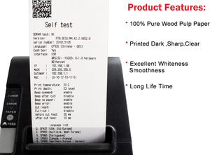 80x60 80x70 <span class=keywords><strong>80x80</strong></span> Rollos De Papel Térmico <span class=keywords><strong>Rollo</strong></span> De Papel Impresora Térmica Papel Caja Registradora Receta POS Papel Térmico - Product Image 3