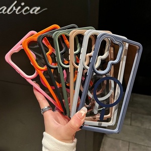 Senyork newest anti slip frame colours clear 2 in 1 armour phone case magnetic cover for samsung S26 <b>ultra</b> for iPhone 17 <b>pro</b> max - Product Image 1