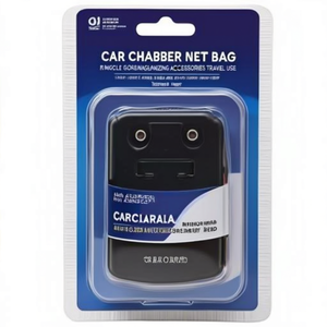 Bolsa de red para cargador de coche, accesorios de organización para almacenamiento en vehículos, uso en viajes - Product Image 1