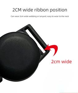 Promotion Customizable Stretchable Plastic Clip with 2cm Hole for Keychains Logo Embedding - Product Image 4