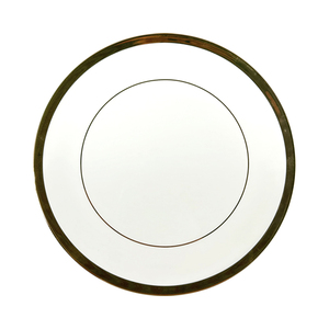 Wholesale Fine Bone China Ceramic <b>Dinnerware</b> Set Wedding Charger Plates with Gold Rim Elegant Dining Collection - Product Image 1