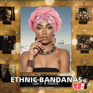 Nouveau foulard national de haute qualité pour femmes foulard en polyester tricoté respirant chapeau foulard paquet quatre saisons. - Product Image 3