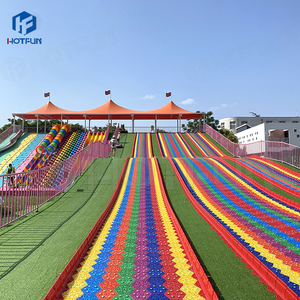 Parco divertimenti parco <span class=keywords><strong>giochi</strong></span> 1/<span class=keywords><strong>2</strong></span>/3/4 corsie ospitare molte <span class=keywords><strong>persone</strong></span> piccole o grandi a grandezza naturale arcobaleno scivolo a secco <span class=keywords><strong>per</strong></span> la vendita - Product Image 2