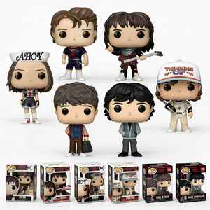 Les dernières figurines POP Stranger Things 4 neuves, 10 cm, Dustin, <span class=keywords><strong>Steve</strong></span>, Eddie, Robin, figurine d'anime, statue, ornement - Product Image 1