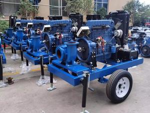 Bomba de Agua Centrífuga Autocebante de 8 Pulgadas con Remolque de 4 Ruedas para Riego, Control de Inundaciones y Drenaje - Product Image 3