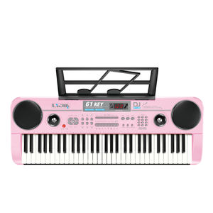 Clavier de piano électronique pour enfants, 61 touches, avec pupitre <span class=keywords><strong>et</strong></span> microphone - Product Image 1