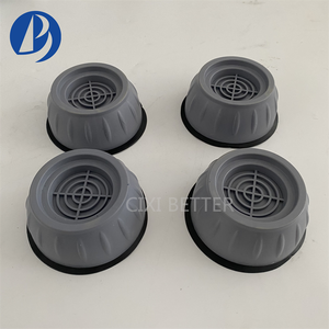 Patins anti-dérapants robustes pour machine à laver avec base en caoutchouc, 4 pièces, ronds - Product Image 5