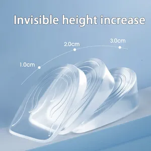 Plantillas para Aumentar la Altura, Almohadillas para el Talón, Plantillas para Aumentar la Altura del Calzado, Plantillas Absorbentes para Hombres y Mujeres, 1-3 cm - Product Image 6