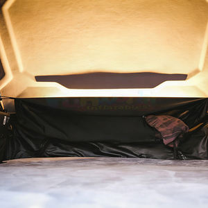 Tente de toit légère en aluminium à coque rigide 4 saisons Ouverture automatique Éclairage LED Tente de toit avec échelle SUV Pickup Camper - Product Image 4