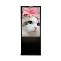 75 pouces extérieur 4K LED Kiosque Panneau Capacitif Publicité Numérique Signalisation Android 8G + 64G Option IPS Écran IP65 pour Ascenseurs