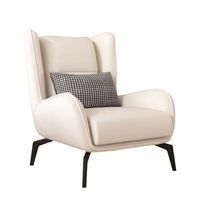 Fauteuil d'appoint, fauteuil simple pour salon, design moderne, faible MOQ, service ODM