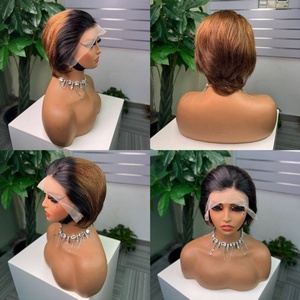 Perruque frontale 13*4 en cheveux humains 100% naturels, coupe droite, vente en gros - Product Image 2