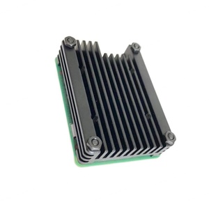 Raspberry Pi CM4 Heat Sink Board Compute Module 4 Core Board Aluminum CM4 Embedded Heat Sink Radiator <b>Cooler</b> with <b>Fan</b> - Product Image 1