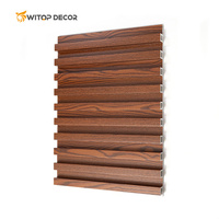 WITOP DECOR Panneau mural décoratif en bois de wpc Panneaux muraux intérieurs cannelés Panneau de bois en pvc