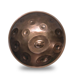 Tono etereo, Sustain lungo, toni ricchi, materiale in acciaio cenere, specchio in rame rosso 20 note Handpan - Product Image 2