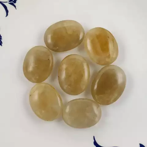 Figura de Aventurina Amarilla Natural |   Forma ovalada pulida a mano |   Decoración del Hogar Feng Shui |   Cristal de Luz Lunar para Exportación |   Venta al por mayor - Product Image 2