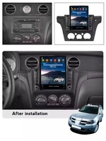 Radio para Auto Tesla Android 13 8+128G 2din para Mitsubishi Outlander 2001-2005, Pantalla Dividida, GPS, BT, Reproductor Multimedia Estéreo con Video para Auto