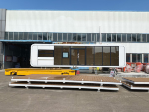 Caseta Modular <span class=keywords><strong>de</strong></span> Acero Tipo Apple, Resistente al Agua, con Energía Solar, Ecológica, Vivienda Prefabricada para Fuerzas <span class=keywords><strong>de</strong></span> Defensa - Product Image 2