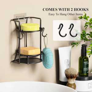 Jabonera con Drenaje Eficiente, Jabonera <span class=keywords><strong>de</strong></span> Baño para <span class=keywords><strong>Ducha</strong></span>, Jabonera <span class=keywords><strong>de</strong></span> <span class=keywords><strong>Ducha</strong></span> con Acabado Duradero Resistente al Óxido - Product Image 4