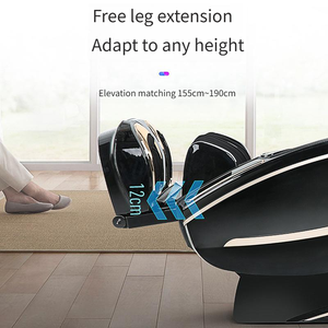 VCT-109DM Luxus Smart Heat Sofa Ganzkörper Spa Shiatsu Massage für Bein High-End 4D Dual Bewegung Schwerelosigkeit Massage stuhl - Product Image 5