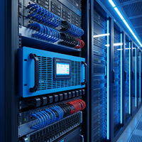 Banco de carga ficticia de 8kW y 19 pulgadas para montaje en rack, equipo de carga resistiva de voltaje de trabajo estándar para pruebas de UPS, generadores y aplicaciones marinas.