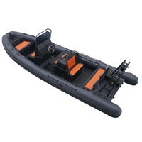 Bateau pneumatique semi-rigide CE 23 pieds RIB 700 Hypalon/PVC avec coque en aluminium à vendre