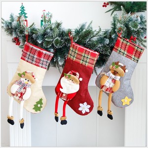 Nouvelle Chaussette <span class=keywords><strong>de</strong></span> <span class=keywords><strong>Noël</strong></span> 2026 en Lin 3D <span class=keywords><strong>à</strong></span> <span class=keywords><strong>Suspendre</strong></span> – Père <span class=keywords><strong>Noël</strong></span> - Product Image 1