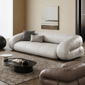 ATUNUS Meubles de salon Giovannetti Canapé-<span class=keywords><strong>lit</strong></span> facile et pratique Canapé <span class=keywords><strong>extensible</strong></span> Canapé-<span class=keywords><strong>lit</strong></span> en cuir - Product Image 1
