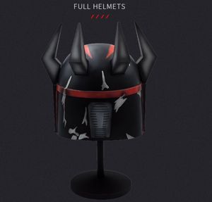 Casco Gar Saxon Clone Wars serie Cosplay casco mandaloriano fatto a mano guscio duro casco da festa - Product Image 6