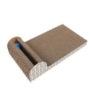 Griffoir pour chat en carton, motif géométrique, durable, pour intérieur, pour chats - Product Image 3