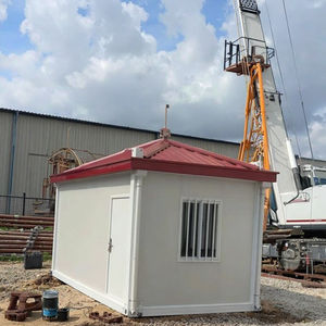 Madera de acero resistente a terremotos casera con panel sándwich uso al aire libre-Panel prefabricado casa de cemento casa contenedor de inodoro - Product Image 6