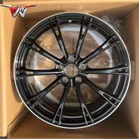 Jantes de voiture forgées noires usinées de 17 à 20 pouces 5x112 5x120 à déport profond pour Audi A6 C6 C8 RSQ8-S TT Q5 Q7 Q8 A5 S5