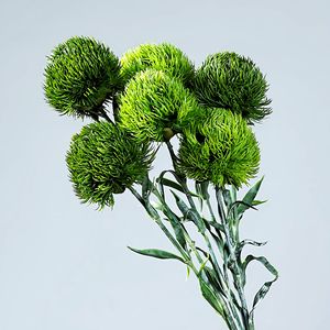Fleurs artificielles en PVC souple Mengjie Handicrafts, œillets verts, 30cm-100cm, pour décoration intérieure et accessoires de mariage - Product Image 1