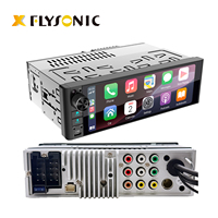 Radio para Auto Flysonic FYDZ Single DIN de 6.38'' con Pantalla Táctil, CarPlay y Android Auto, Mirror Link, USB, FM, Universal