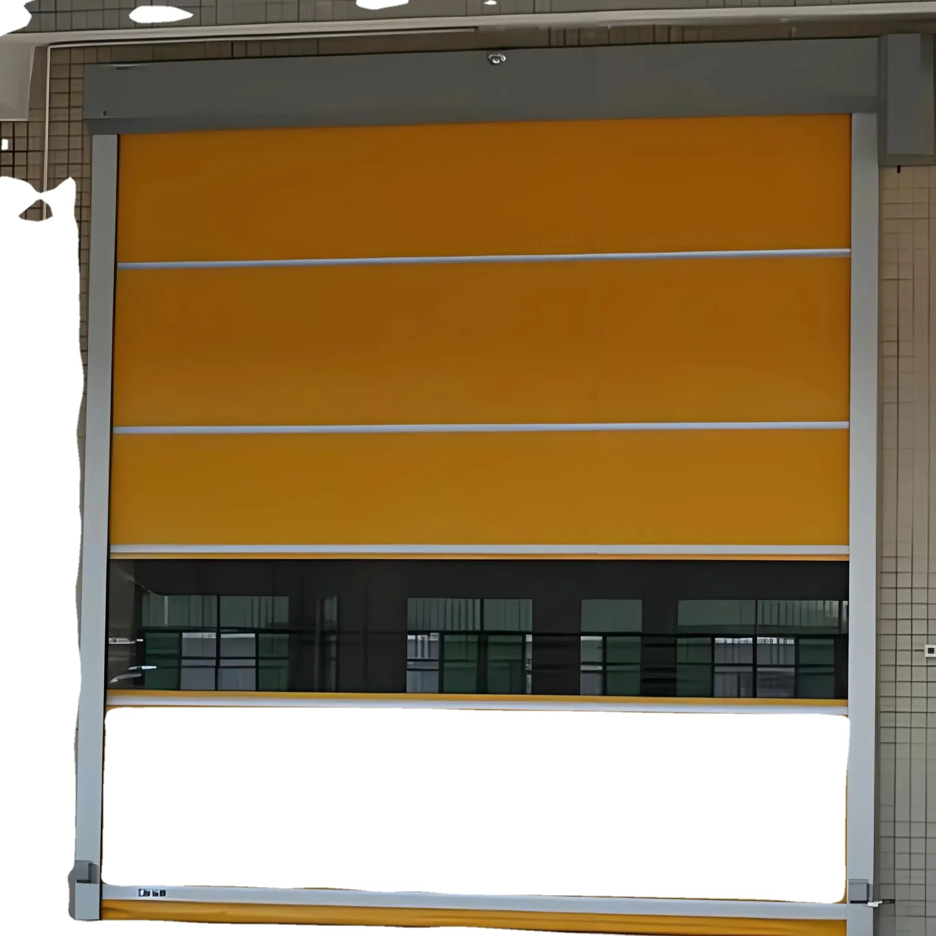 Yüksek standart otomatik sanayi alüminyum haddeleme depo garaj havai seksiyonel kapı kapısı