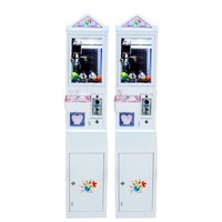 Mini machine à griffes pour enfants - Jeu d'arcade de capture de peluches avec accepteur de billets, support anglais et service 24h/24 et 7j/7