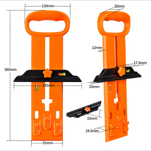 Camp Nou Orange Multifunctional Picture Hanger Level With Magnet Spirit Level For Wall Drilling And Woodworking - Product Image 2