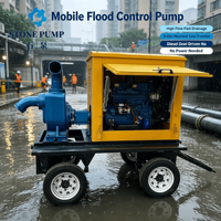 Pompe de drainage auto-amorçante portable, pompe centrifuge pour le contrôle des inondations, l'irrigation des terres agricoles et le drainage d'urgence