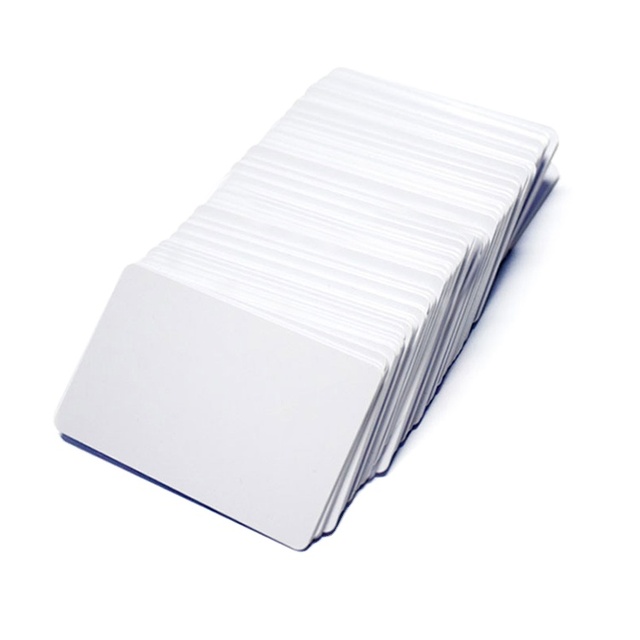 ISO18000 6C Blank PVC Cards Credit Card Size Alien H9 9662 RFID UHF Blank White Card