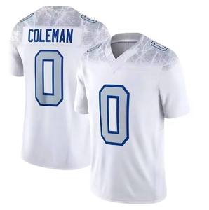 Camiseta de Fútbol Americano Unisex # 17 Josh Allen # 4 James Cook III # 0 Keon Coleman Blanco Sublimado Transpirable 100% - Product Image 4