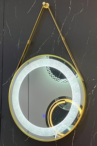 O 2025 Novo Best-seller Nordic Minimalista Maquiagem Espelho de Parede Cinto Pendurado LED Smart <span class=keywords><strong>Mirror</strong></span> para Banheiros e Banheiros - Product Image 2