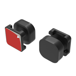 <b>Magnetic</b> Universal Car Dashboard Phone Mount ABS <b>Material</b> Black Red Adhesive Backing for 4-7 Inch Mobile Phones - Product Image 1
