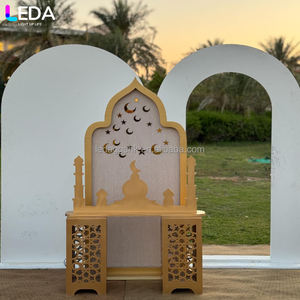 LEDA – Arche de toile de fond en acrylique et PVC de haute qualité, lot de 3, populaire pour les mariages et événements en extérieur - Product Image 2