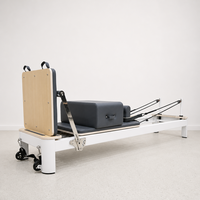 Machine de Pilates Reformer en alliage d'aluminium, légère et durable, équipement de fitness pour studio professionnel