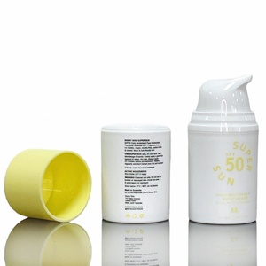 Custom 15ml 30ml PP Cream Cosmetic Containers <b>Pump</b> Airless Dispensers White Color Airless <b>Pump</b> <b>Bottle</b> Drunk Elephant - Product Image 3