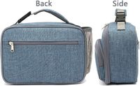 Sac à déjeuner isotherme pour enfants, sans BPA, compatible micro-ondes, design personnalisé disponible, sac isotherme avec porte-bouteille