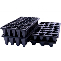 Plateau de semis en plastique thermoformé à 4 cavités, durable et de haute qualité, plateaux de pépinière personnalisés avec couvercles, emballage blister écologique