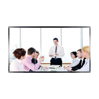 Tableau blanc interactif numérique intelligent à double système Ultra 4K 65 pouces, écran LED, multi-touch, infrarouge 10/20, 120 Hz, Android, Windows